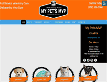 Tablet Screenshot of mypetsmvp.com